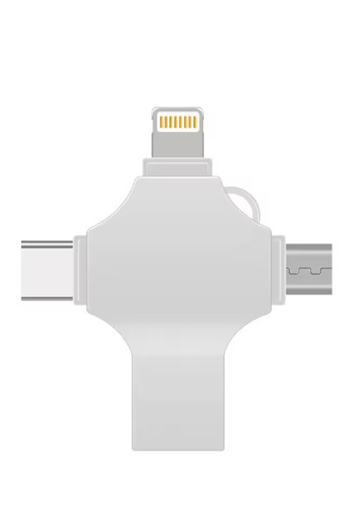  Otg 4in1 Cep Telefonu Çok Fonksiyonlu Usb Flash Bellek 128 gb Type-C, Micro SD ve Kart Okuyucu