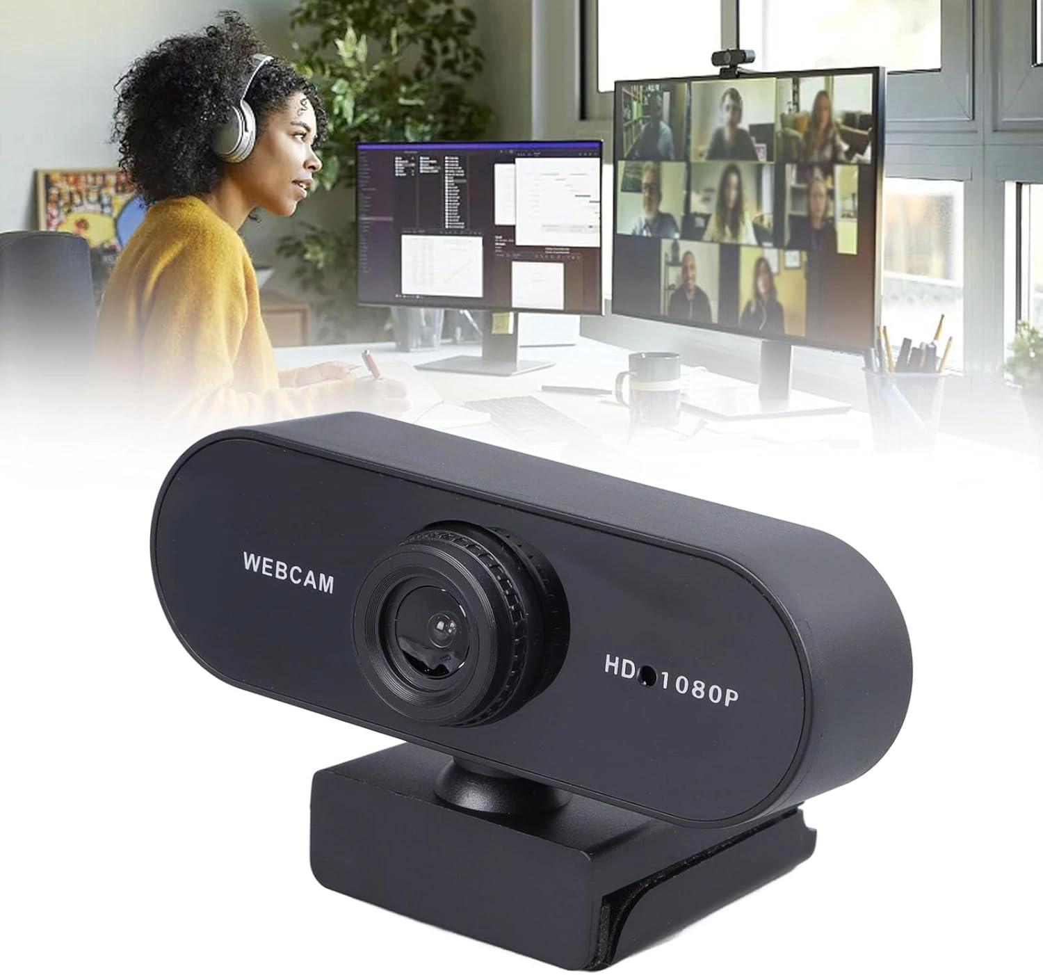 WebCam Orjınal HD 1080p Konferans Kamera Dahili Mikrofon Görüntülü Sohbet Yayın Kamerası HD Video