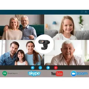 WebCam Orjınal 1080p HD Konferans Kamera Dahili Mikrofon Görüntülü Sohbet Yayın Kamerası HD Video AE-112