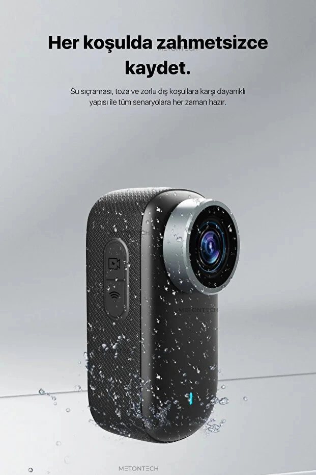4K Ultra HD Mini WIFI Aksiyon Kamerası Taşınabilir Vücut Kamerası 1.47’HD Ekranlı Giyilebilir Video Kaydedici