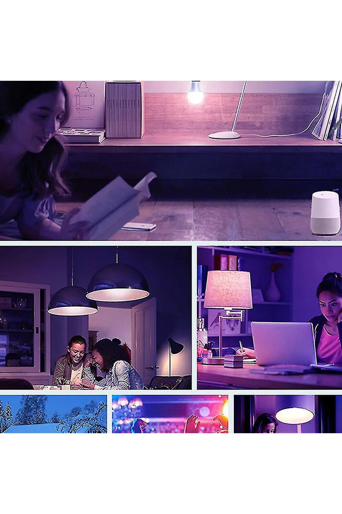 Fulltech Akıllı Rgb LED Lamba Ampul 9W 50Hz 800 Lümen