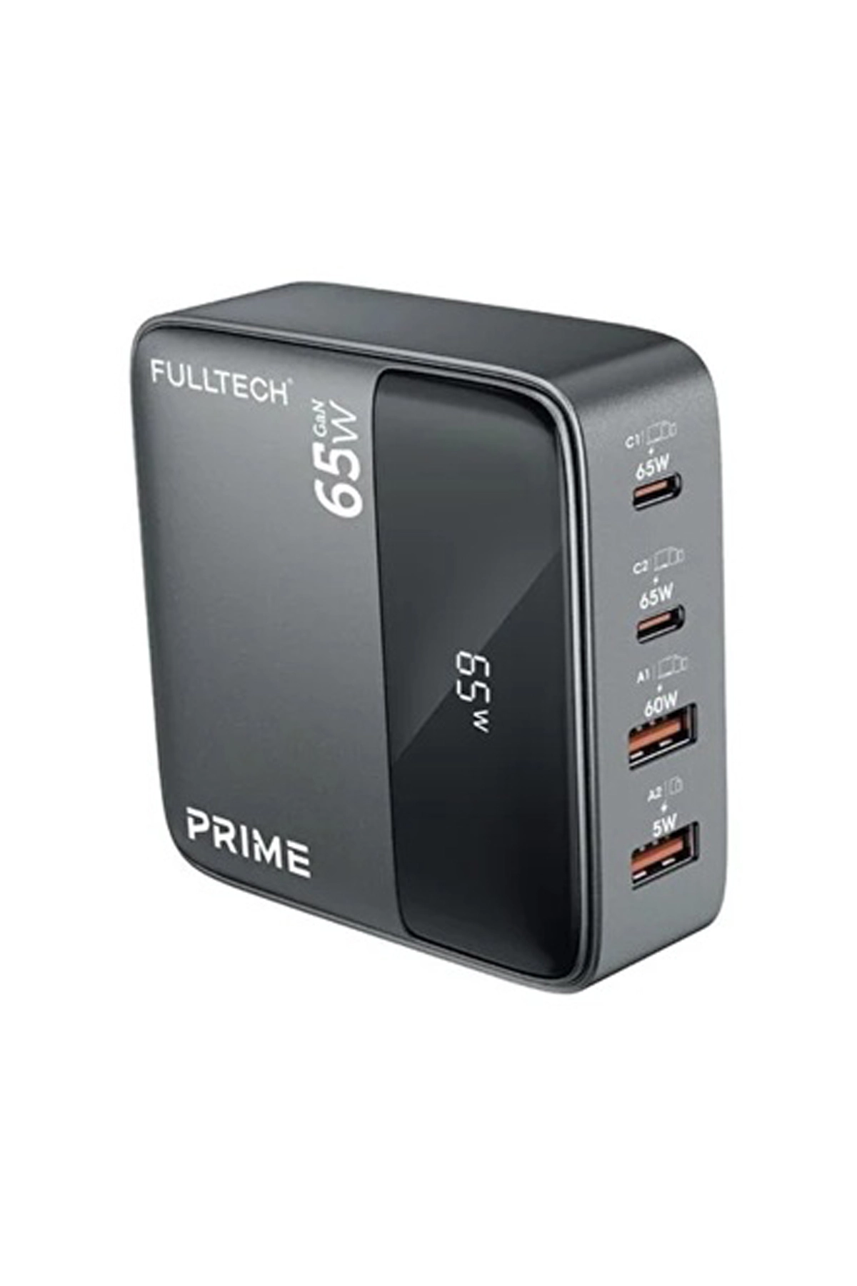 65W Masaüstü 4 Portlu Hızlı Şarj Cihazı İstasyonu 2xUSB-A, 2xTYPE-C Giriş,1,5 mt. Kablo