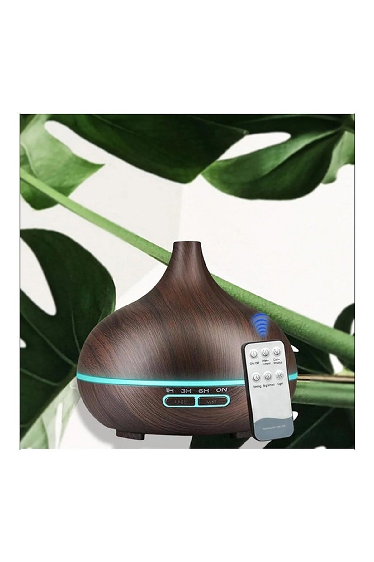Vothoon Hava Nemlendirici 7 Led Işıklı Aromatik Oda Kokusu 550 Ml Kahve Aroma Difüzörü Buhar Makinası