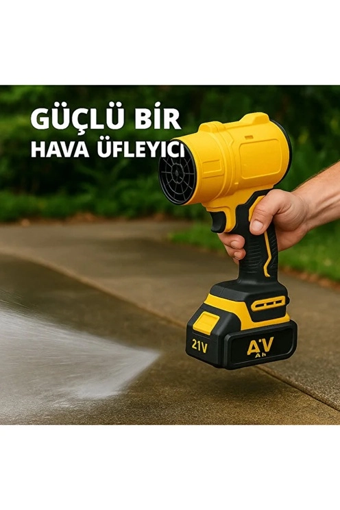 AHV-18 Turbo Hava Üfleyici | 4 Kademe Hız | 21V 431W Kablosuz Blower | 32.000 RPM’’