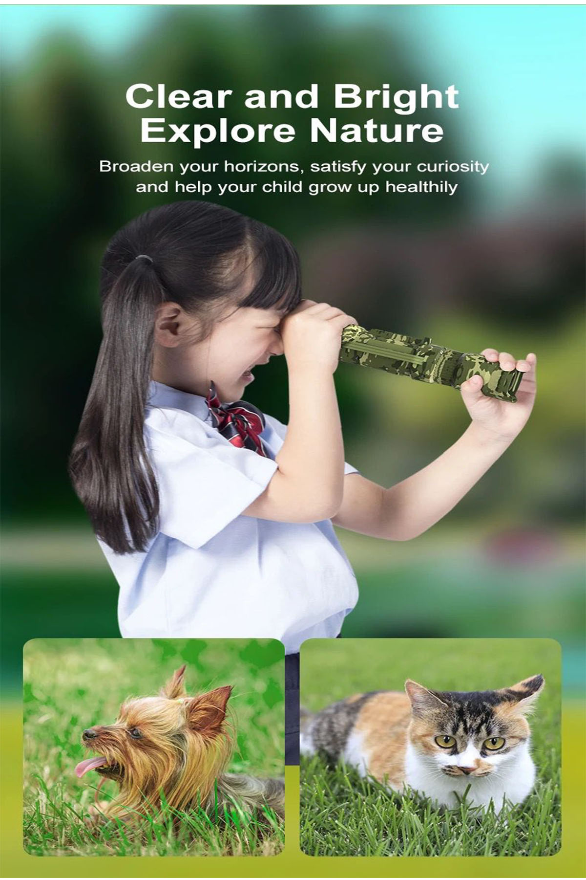 Digital Dürbün 8,0 Megapixel, 2.0 LCD HD Uzun Menzilli Taşınabilir 1080Px720P Tripodlu Dürbün