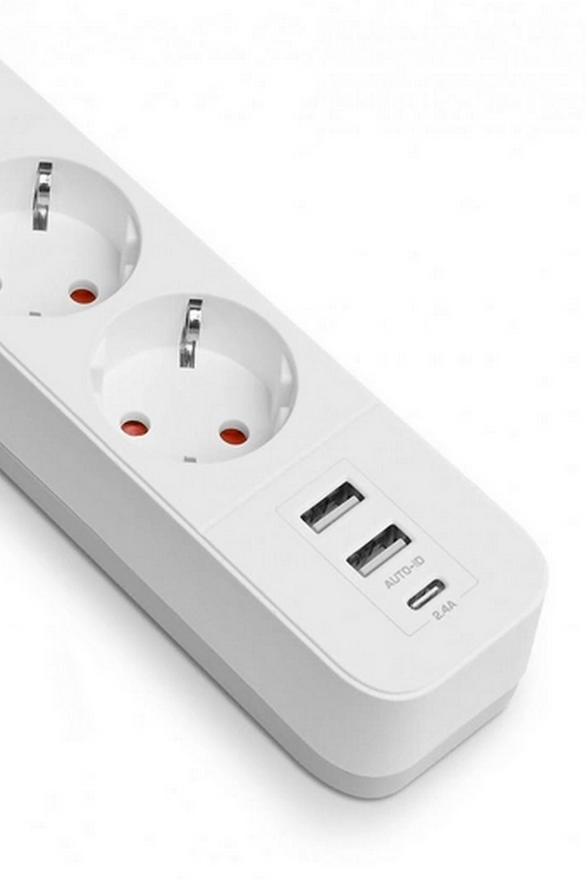Vothoon Akım Korumalı 3’lü Priz 2xUsb 1xType-C 3680W Girişli Uzatma Kablolu Priz Ftr16