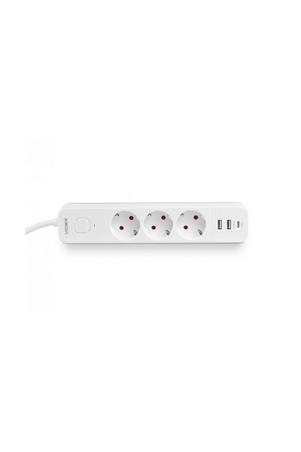 Vothoon Akım Korumalı 3’lü Priz 2xUsb 1xType-C 3680W Girişli Uzatma Kablolu Priz Ftr16