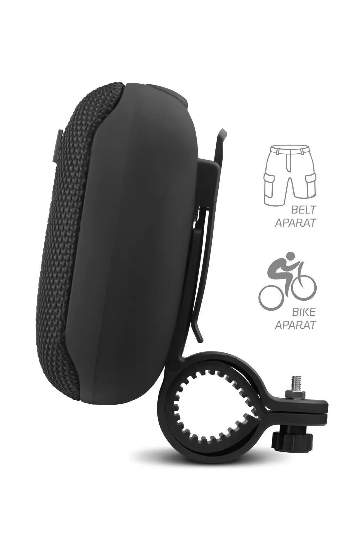 Bisiklet Motorsiklet Gidon Kemer Aparatlı Hafıza Kartı Usb Girişli Bluetooth Hoparlör