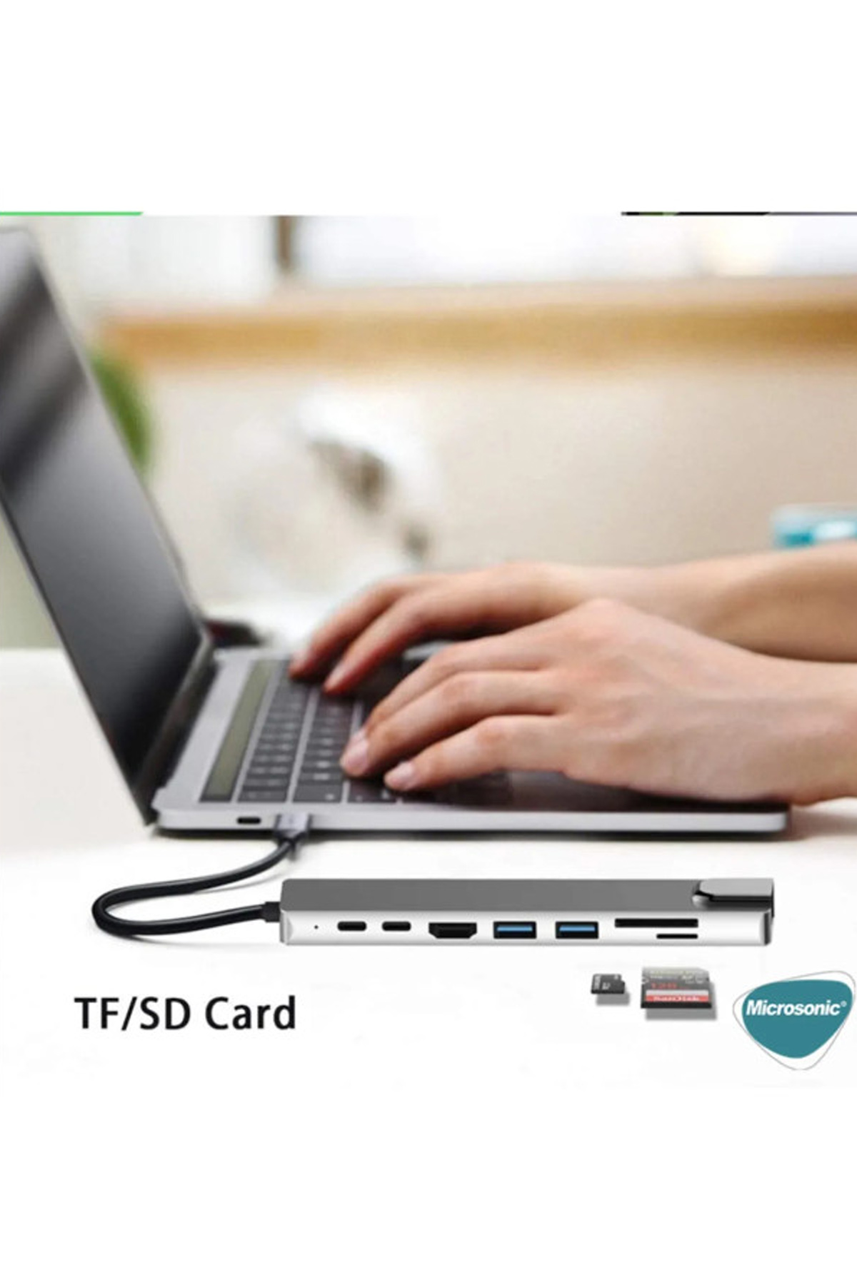 Vothoon Type-c To Hdtv Multifunction Adapter 8 Port Kablo
