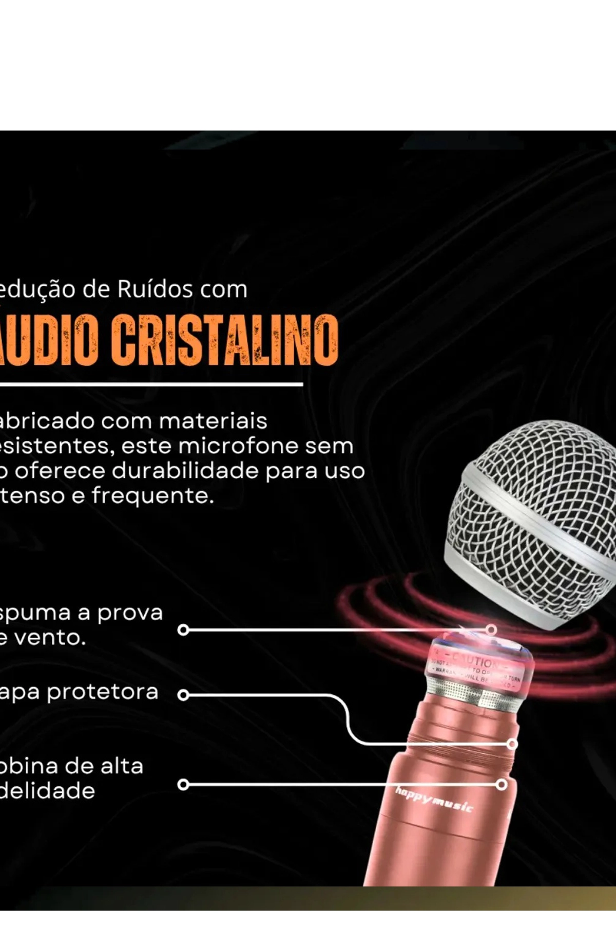 Profesyonel Çiftli Kablosuz Mikrofon Seti Karaoke Şarj Edilebilir 50 Metre Mesafe Rose 