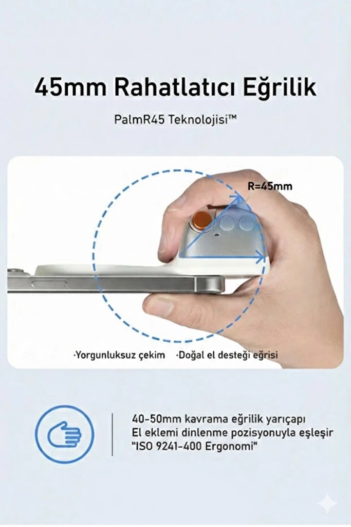 MagSafe Selfie Çubuğu Kamera Kolu Profesyonel Çekim Zoom 