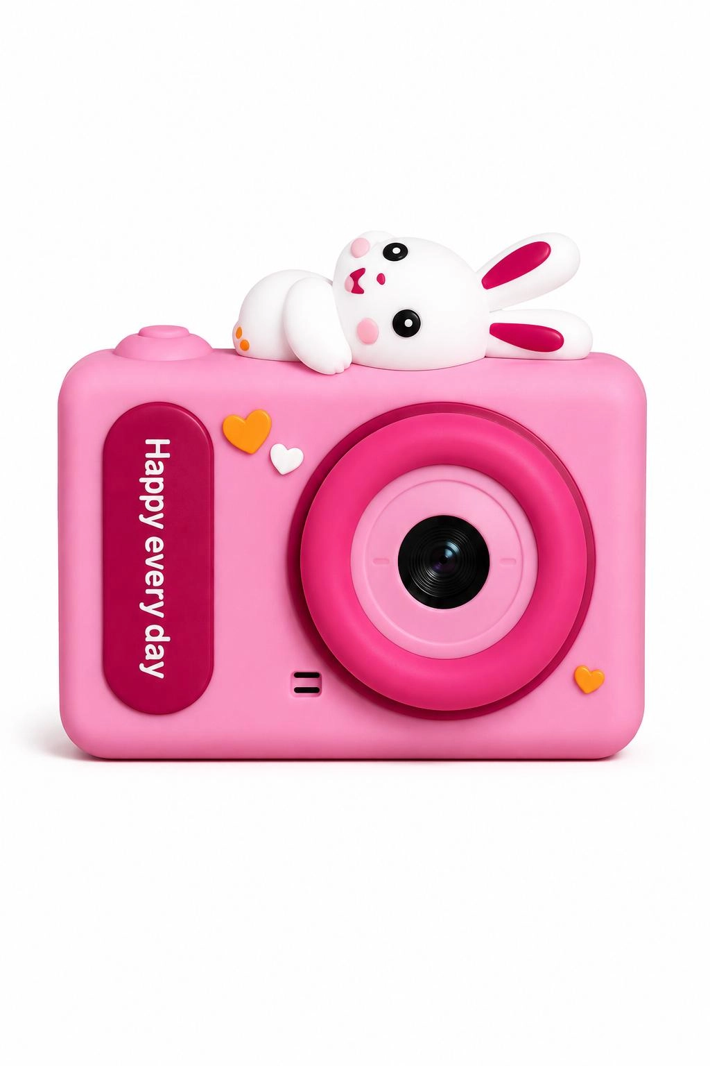 Mini Çocuk Kamerası 2 İnç Ekranlı Fotoğraf Video Çekimli Şarjlı Silikon Korumalı Dijital Kamera